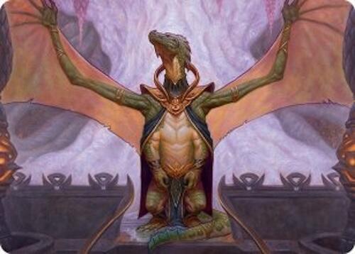 Kheru Goldkeeper Art Card (36/54) [Tarkir: Dragonstorm Art Series] | Anubis Games and Hobby