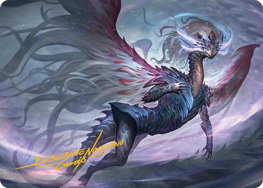Shiko, Paragon of the Way Art Card (37/54) (Gold-Stamped Signature) [Tarkir: Dragonstorm Art Series] | Anubis Games and Hobby