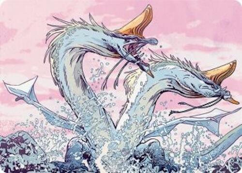Twinmaw Stormbrood Art Card (39/54) [Tarkir: Dragonstorm Art Series] | Anubis Games and Hobby