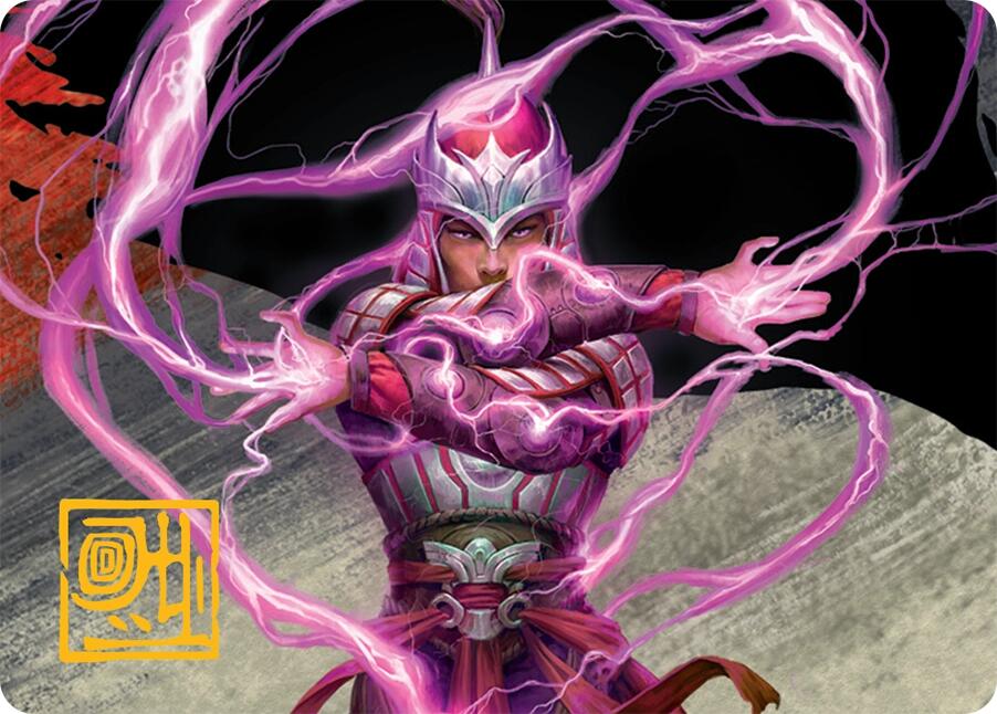 All-Out Assault Art Card (43/54) (Gold-Stamped Signature) [Tarkir: Dragonstorm Art Series] | Anubis Games and Hobby