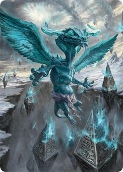 Ugin, Eye of the Storms Art Card (47/54) [Tarkir: Dragonstorm Art Series] | Anubis Games and Hobby