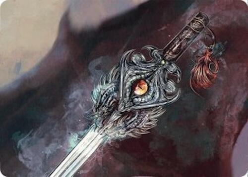 Dragonfire Blade Art Card (40/54) [Tarkir: Dragonstorm Art Series] | Anubis Games and Hobby