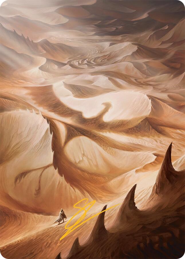 Plains Art Card (30/54) (Gold-Stamped Signature) [Tarkir: Dragonstorm Art Series] | Anubis Games and Hobby