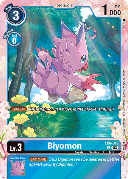 Biyomon [EX6-012] (Regulation Battle Vol. 1) [Infernal Ascension Promos] | Anubis Games and Hobby