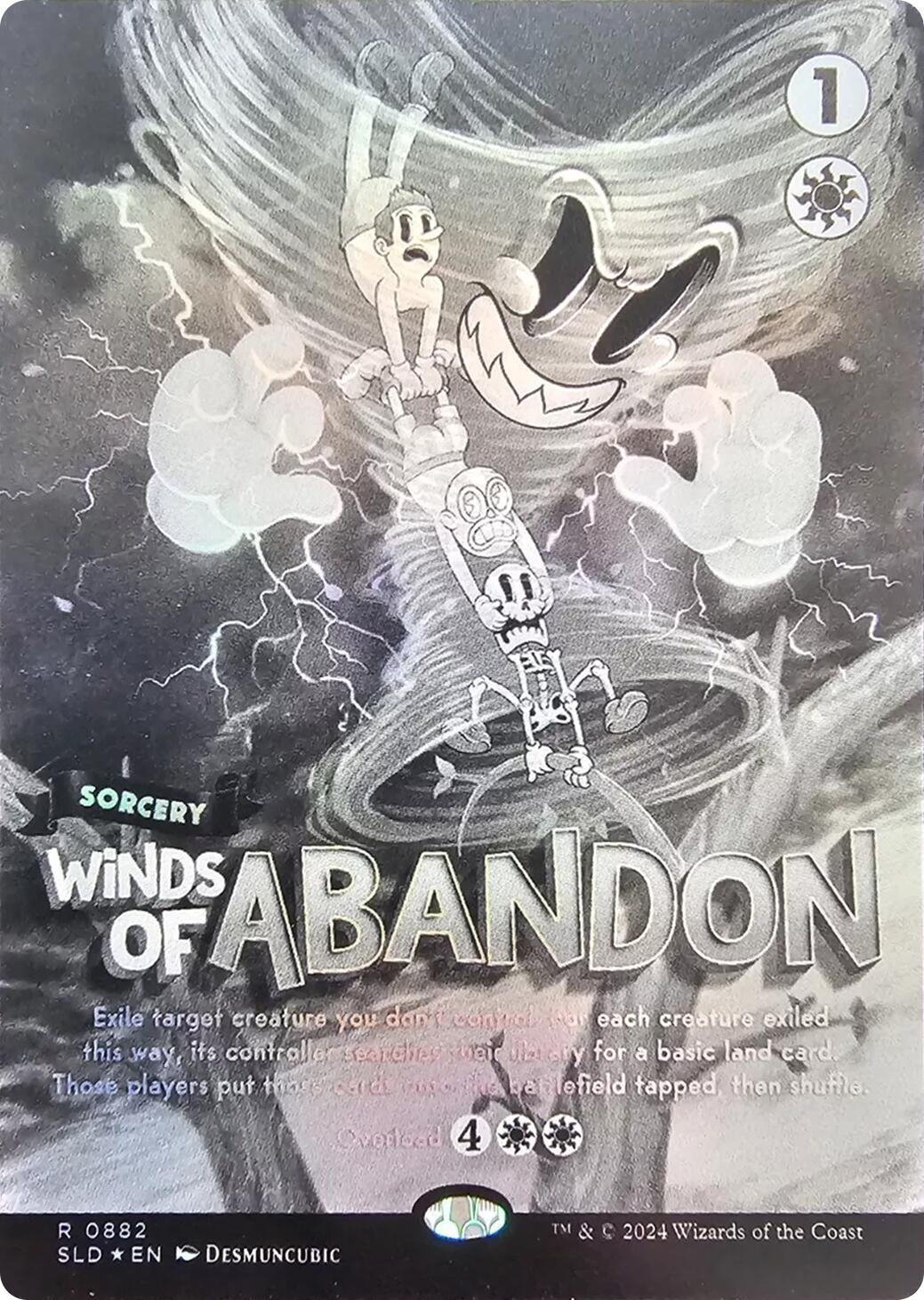 Winds of Abandon (Black & White Foil) [Secret Lair Drop Series] | Anubis Games and Hobby