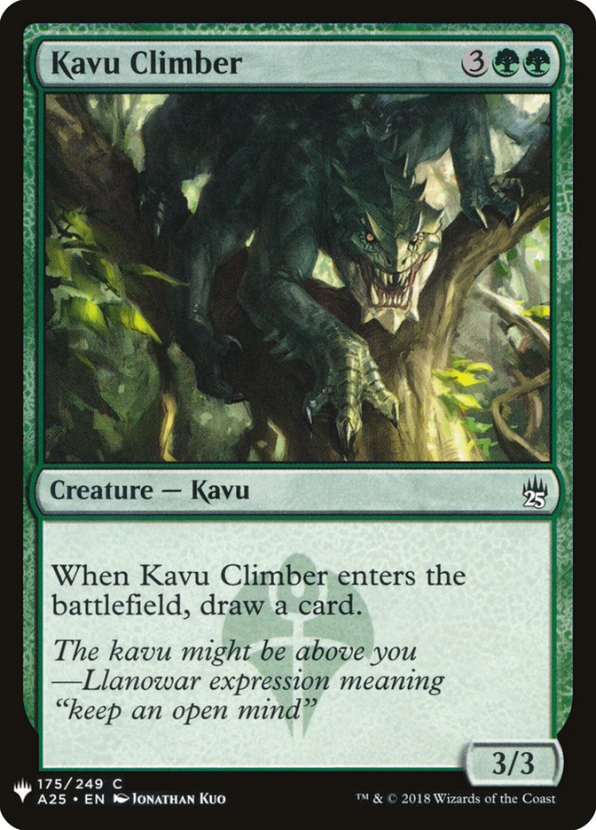 Kavu Climber [Mystery Booster] | Anubis Games and Hobby