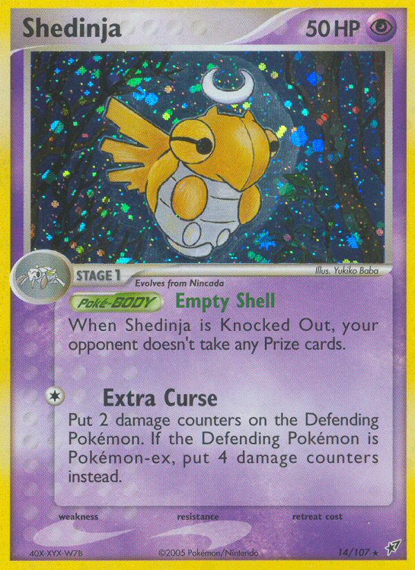 Shedinja (14/107) [EX: Deoxys] | Anubis Games and Hobby