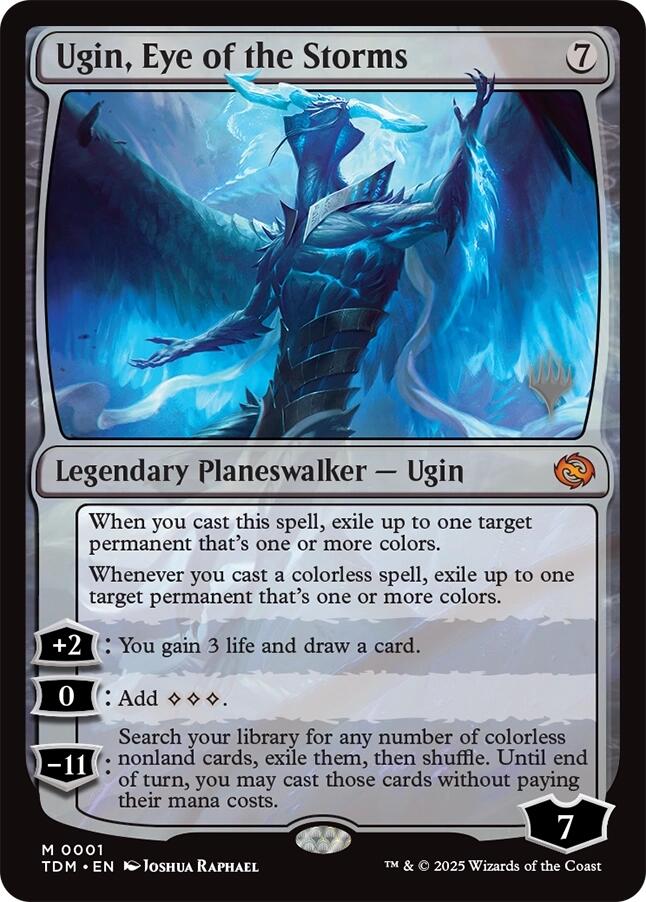 Ugin, Eye of the Storms [Tarkir: Dragonstorm Promos] | Anubis Games and Hobby