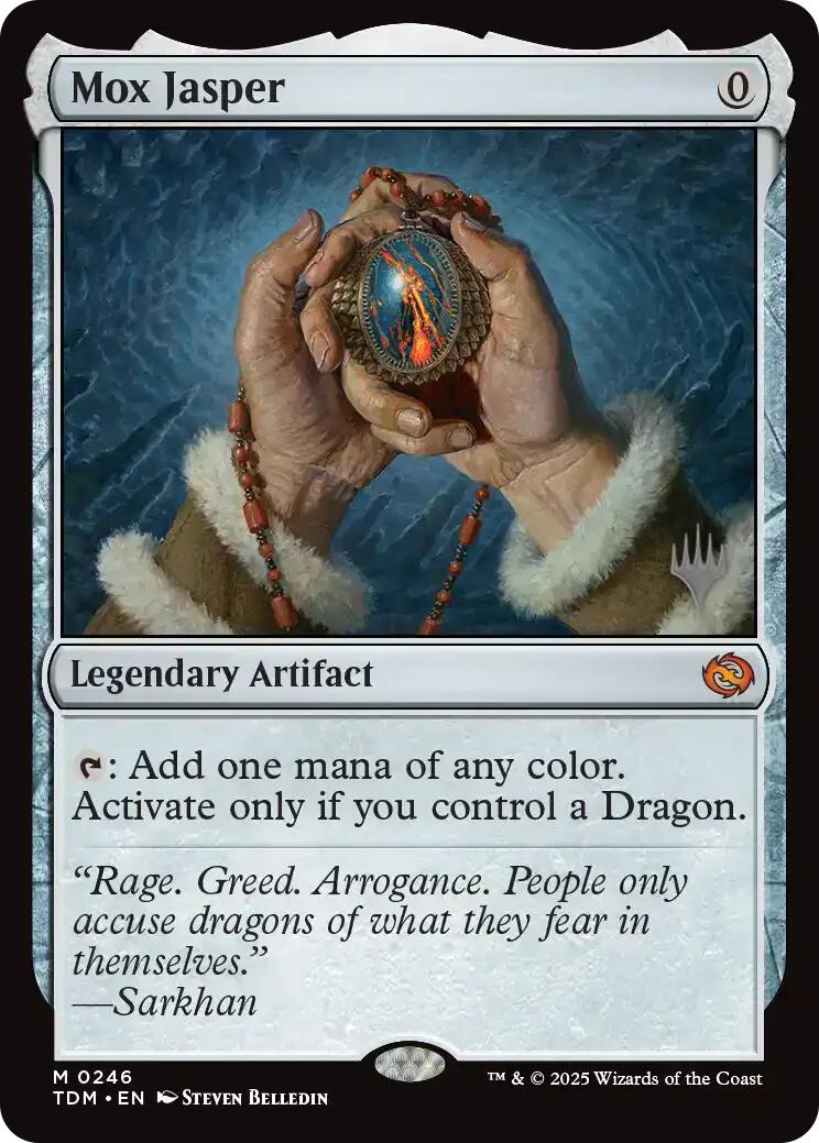 Mox Jasper [Tarkir: Dragonstorm Promos] | Anubis Games and Hobby
