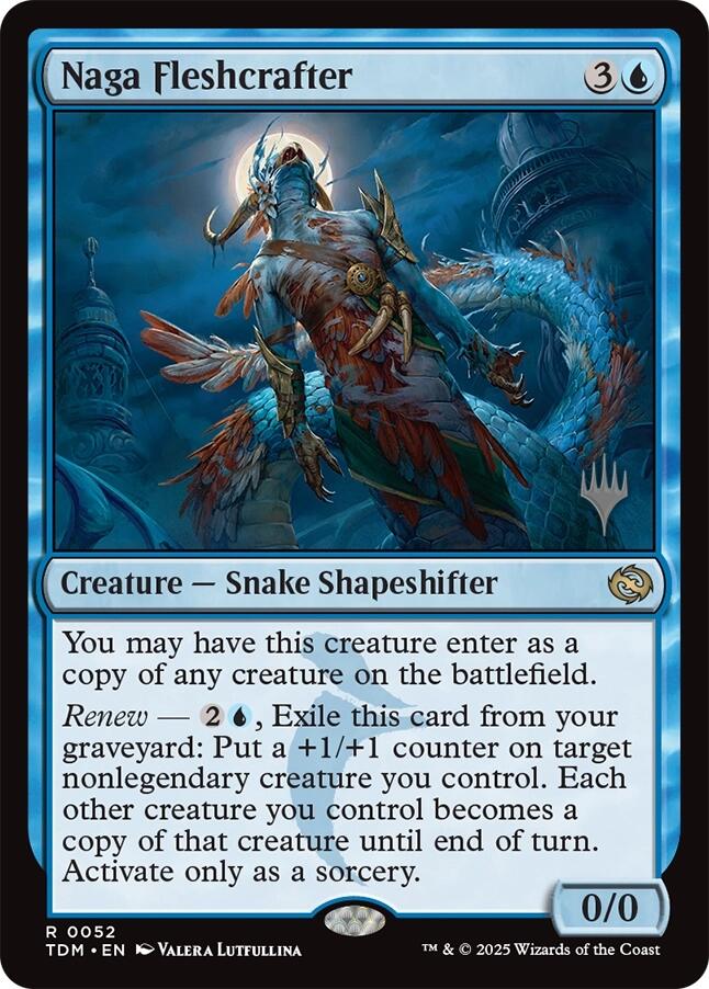 Naga Fleshcrafter (Promo Pack) [Tarkir: Dragonstorm Promos] | Anubis Games and Hobby