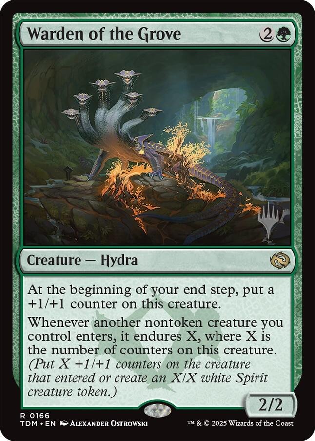 Warden of the Grove [Tarkir: Dragonstorm Promos] | Anubis Games and Hobby