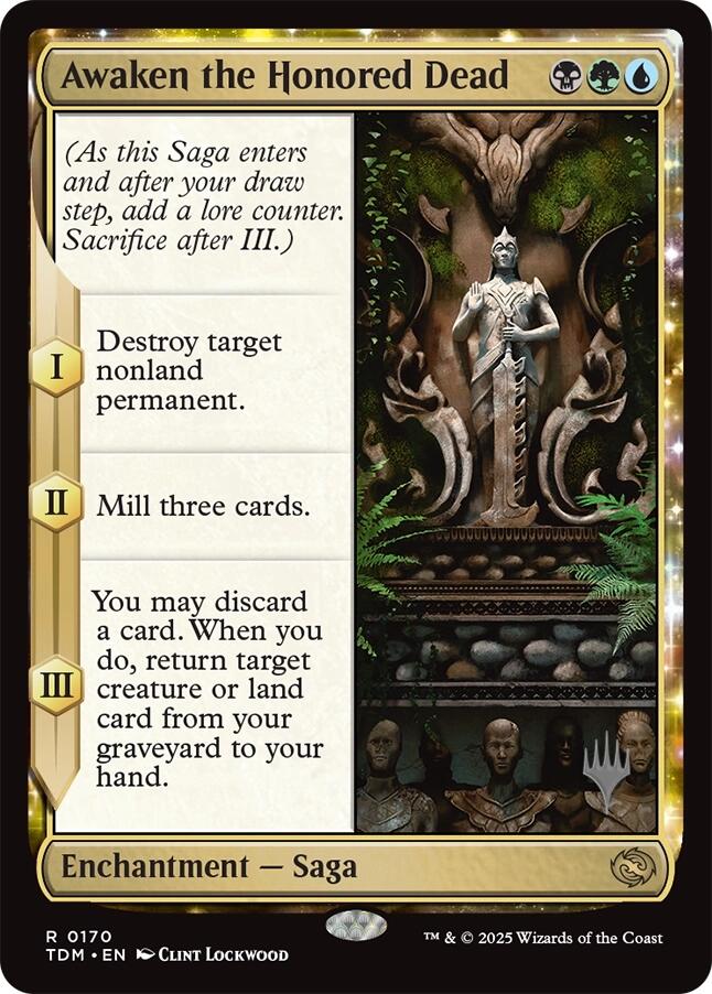 Awaken the Honored Dead [Tarkir: Dragonstorm Promos] | Anubis Games and Hobby