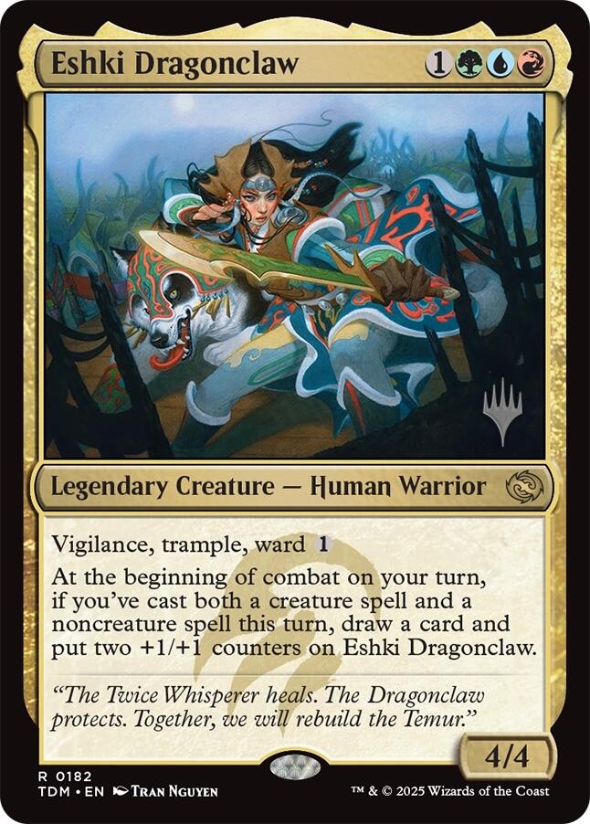 Eshki Dragonclaw [Tarkir: Dragonstorm Promos] | Anubis Games and Hobby