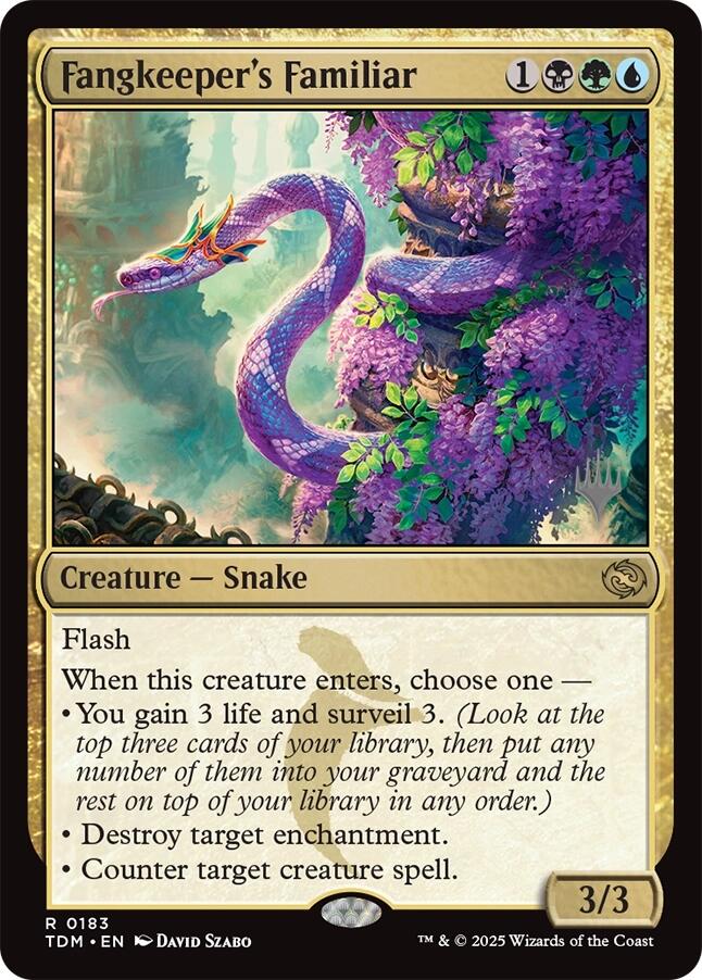 Fangkeeper's Familiar [Tarkir: Dragonstorm Promos] | Anubis Games and Hobby