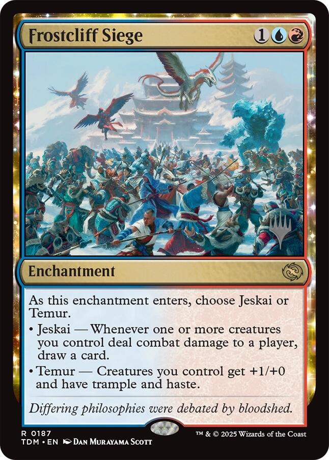 Frostcliff Siege (Promo Pack) [Tarkir: Dragonstorm Promos] | Anubis Games and Hobby