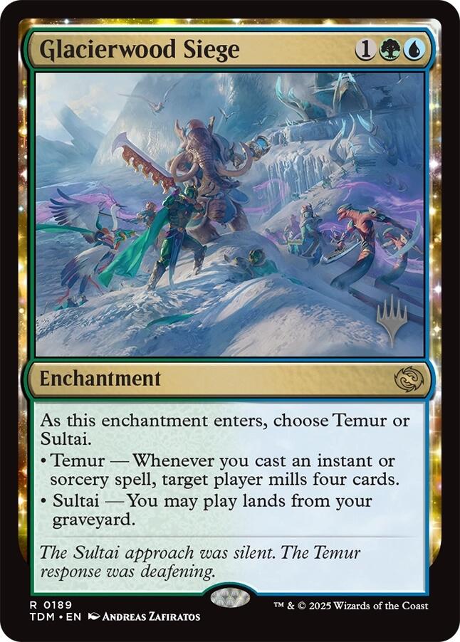 Glacierwood Siege [Tarkir: Dragonstorm Promos] | Anubis Games and Hobby