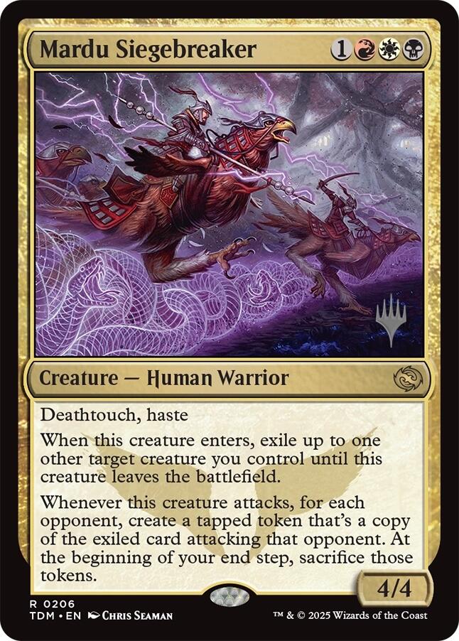 Mardu Siegebreaker [Tarkir: Dragonstorm Promos] | Anubis Games and Hobby
