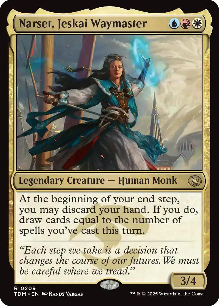 Narset, Jeskai Waymaster [Tarkir: Dragonstorm Promos] | Anubis Games and Hobby