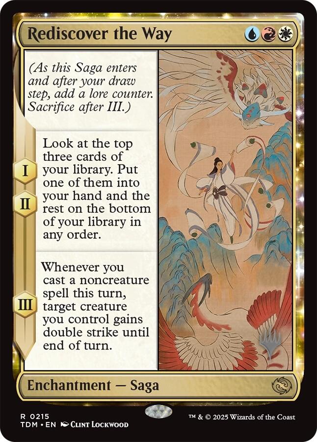 Rediscover the Way (Promo Pack) [Tarkir: Dragonstorm Promos] | Anubis Games and Hobby
