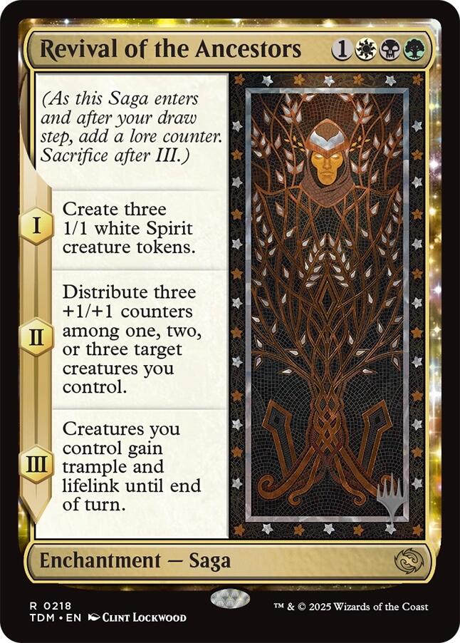 Revival of the Ancestors (Promo Pack) [Tarkir: Dragonstorm Promos] | Anubis Games and Hobby