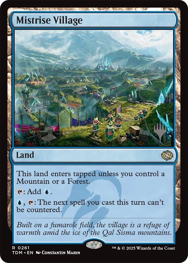 Mistrise Village [Tarkir: Dragonstorm Promos] | Anubis Games and Hobby