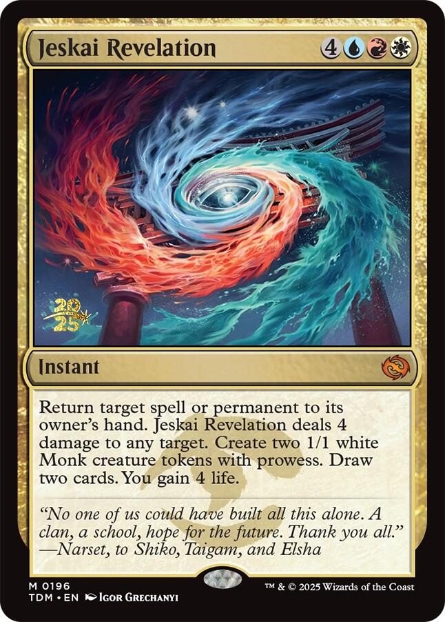Jeskai Revelation [Tarkir: Dragonstorm Prerelease Promos] | Anubis Games and Hobby