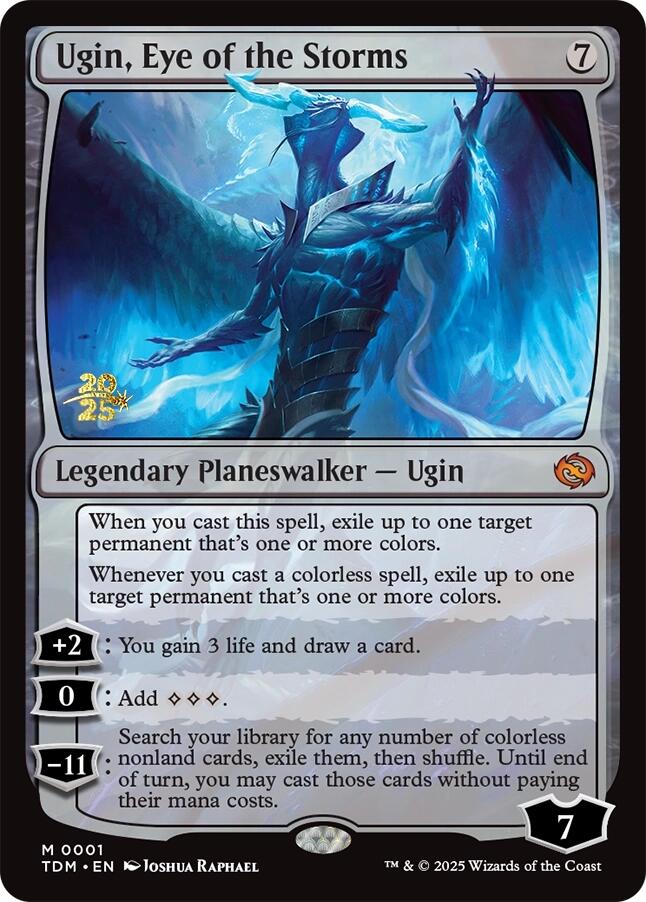 Ugin, Eye of the Storms [Tarkir: Dragonstorm Prerelease Promos] | Anubis Games and Hobby