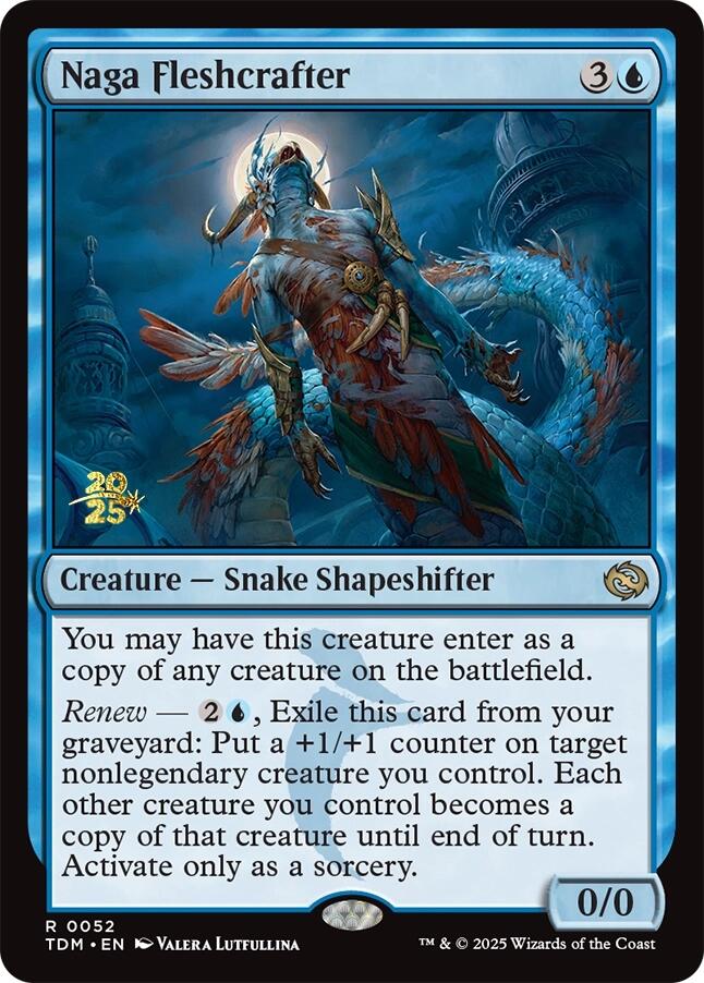 Naga Fleshcrafter [Tarkir: Dragonstorm Prerelease Promos] | Anubis Games and Hobby