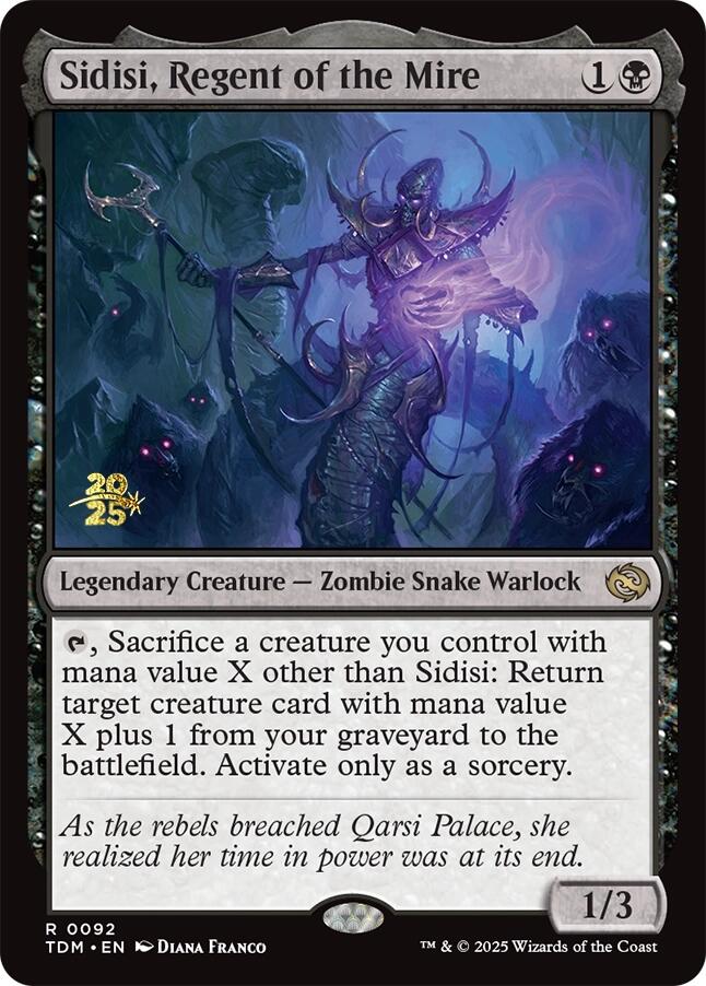 Sidisi, Regent of the Mire [Tarkir: Dragonstorm Prerelease Promos] | Anubis Games and Hobby
