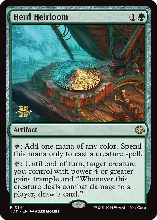 Herd Heirloom [Tarkir: Dragonstorm Prerelease Promos] | Anubis Games and Hobby