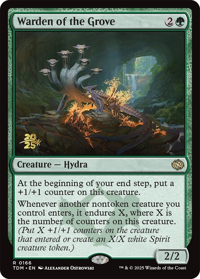 Warden of the Grove [Tarkir: Dragonstorm Prerelease Promos] | Anubis Games and Hobby
