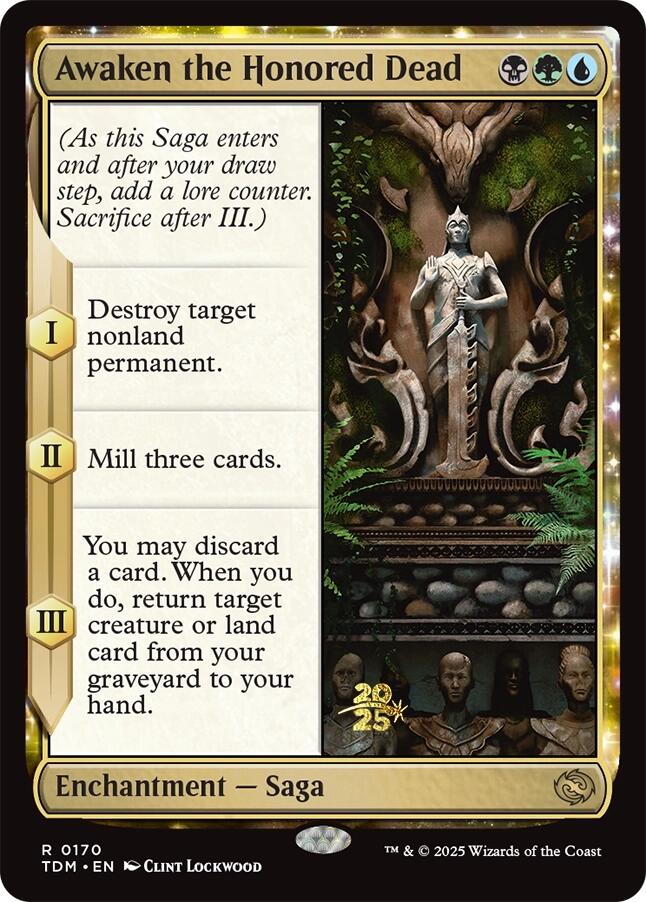 Awaken the Honored Dead [Tarkir: Dragonstorm Prerelease Promos] | Anubis Games and Hobby