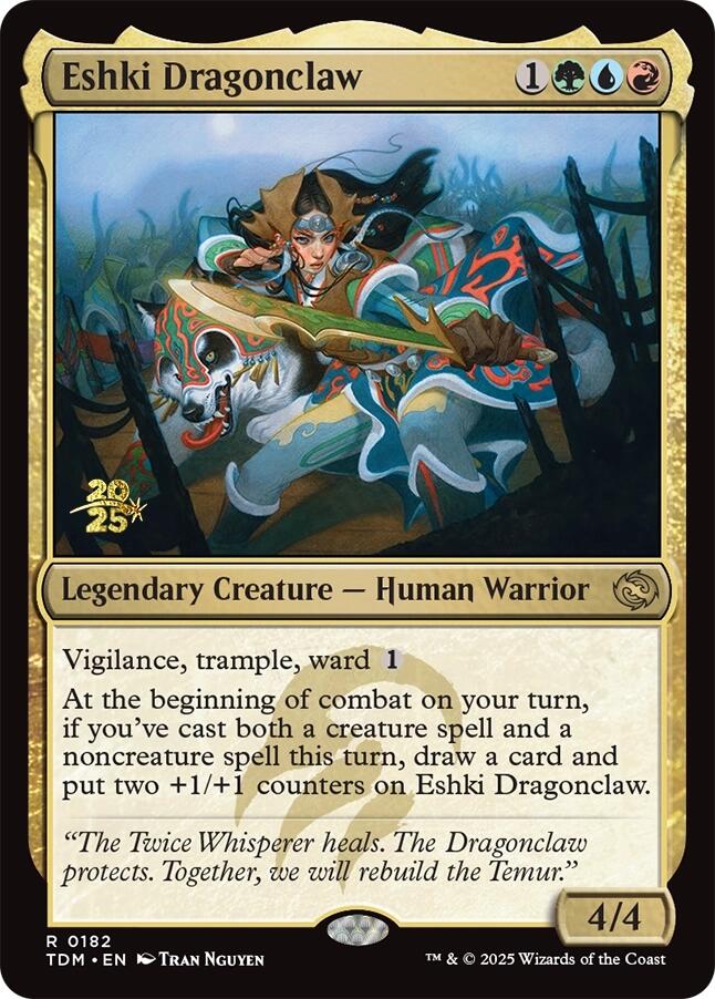 Eshki Dragonclaw [Tarkir: Dragonstorm Prerelease Promos] | Anubis Games and Hobby