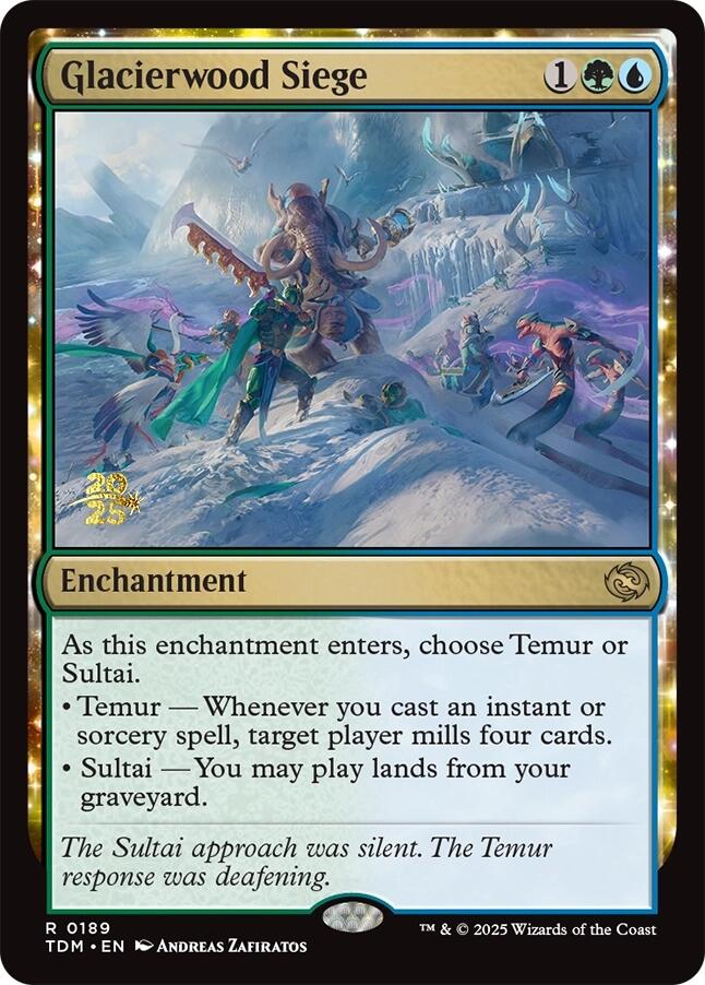 Glacierwood Siege [Tarkir: Dragonstorm Prerelease Promos] | Anubis Games and Hobby