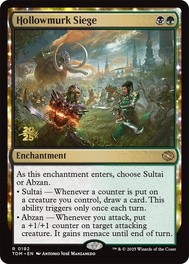 Hollowmurk Siege [Tarkir: Dragonstorm Prerelease Promos] | Anubis Games and Hobby