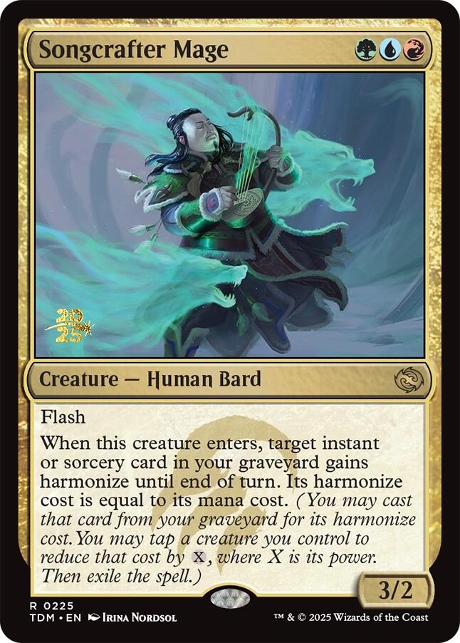 Songcrafter Mage [Tarkir: Dragonstorm Prerelease Promos] | Anubis Games and Hobby