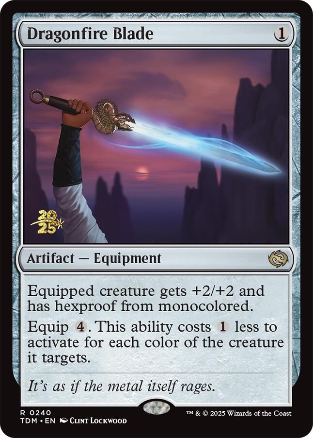 Dragonfire Blade [Tarkir: Dragonstorm Prerelease Promos] | Anubis Games and Hobby