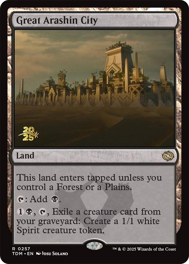 Great Arashin City [Tarkir: Dragonstorm Prerelease Promos] | Anubis Games and Hobby