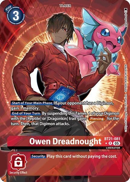 Owen Dreadnought [BT21-081] (Alternate Art) [World Convergence] | Anubis Games and Hobby