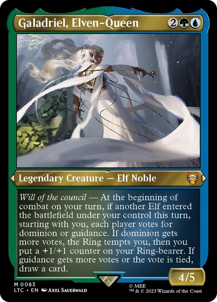 Galadriel, Elven-Queen (Display Commander) [The Lord of the Rings: Tales of Middle-Earth Commander] | Anubis Games and Hobby