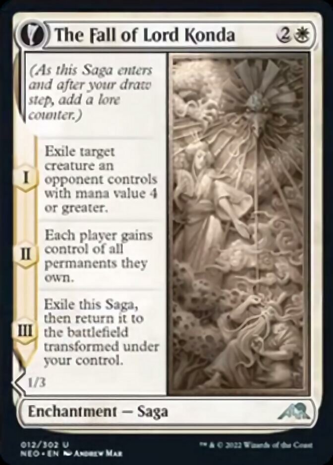 The Fall of Lord Konda // Fragment of Konda [Kamigawa: Neon Dynasty] | Anubis Games and Hobby
