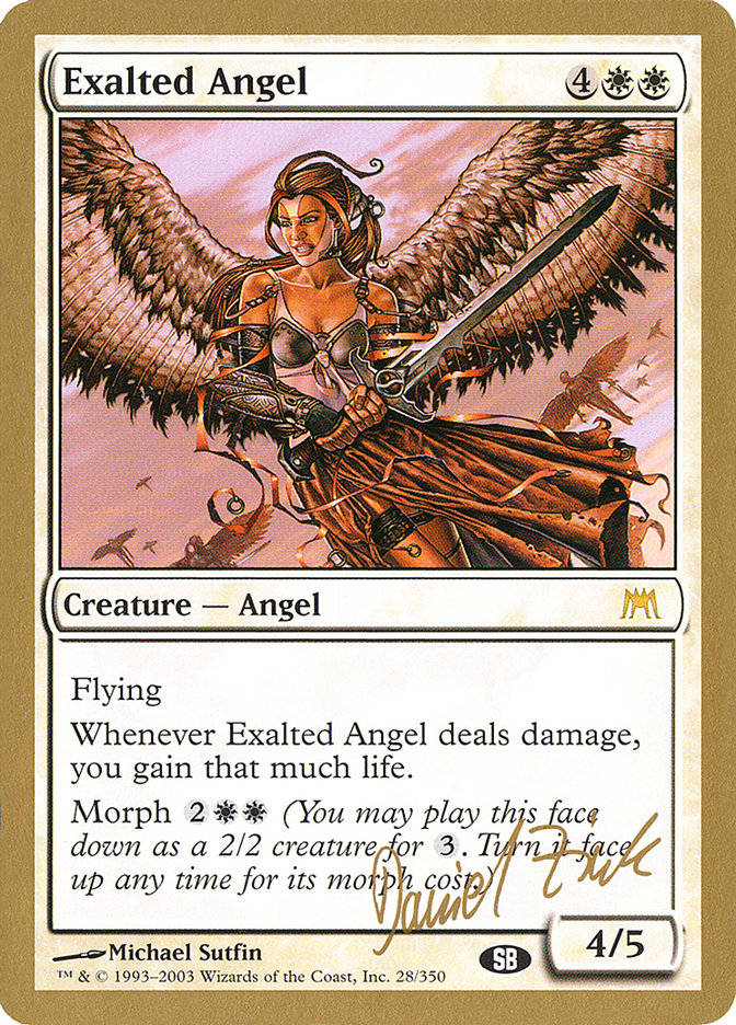 Exalted Angel (Daniel Zink) (SB) [World Championship Decks 2003] | Anubis Games and Hobby