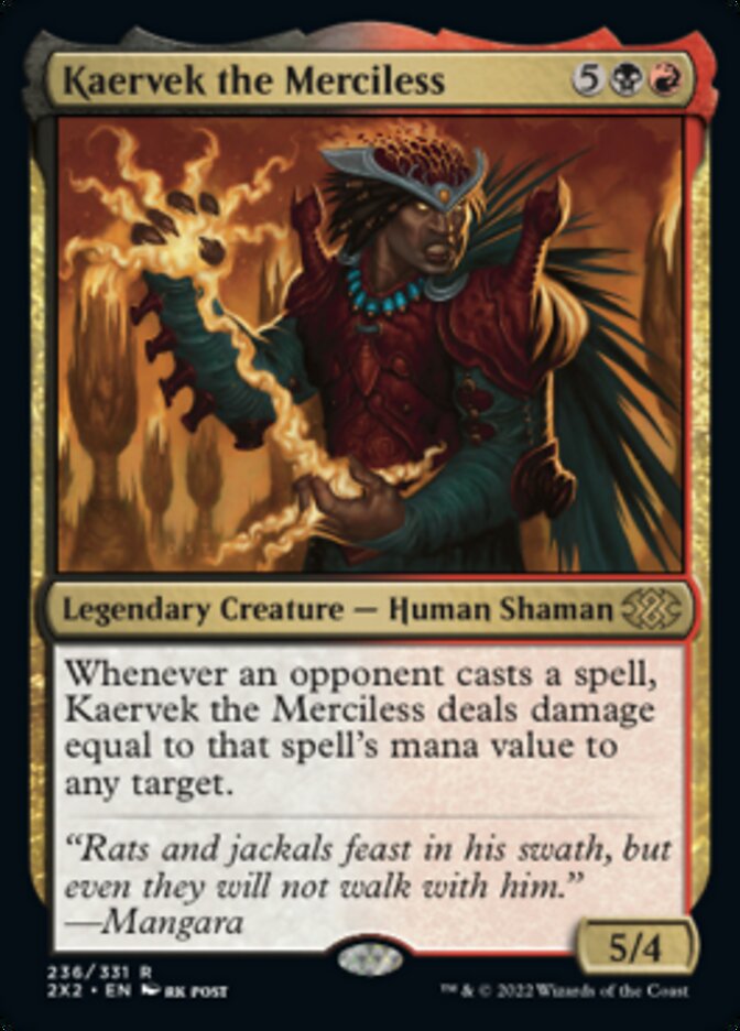 Kaervek the Merciless [Double Masters 2022] | Anubis Games and Hobby