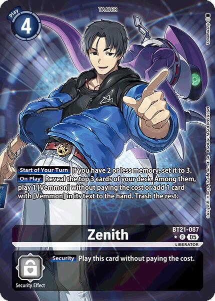 Zenith [BT21-087] (Alternate Art) [World Convergence] | Anubis Games and Hobby