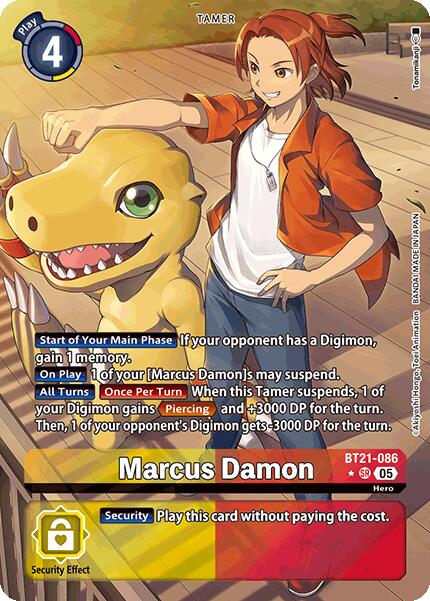Marcus Damon [BT21-086] (Alternate Art) [World Convergence] | Anubis Games and Hobby