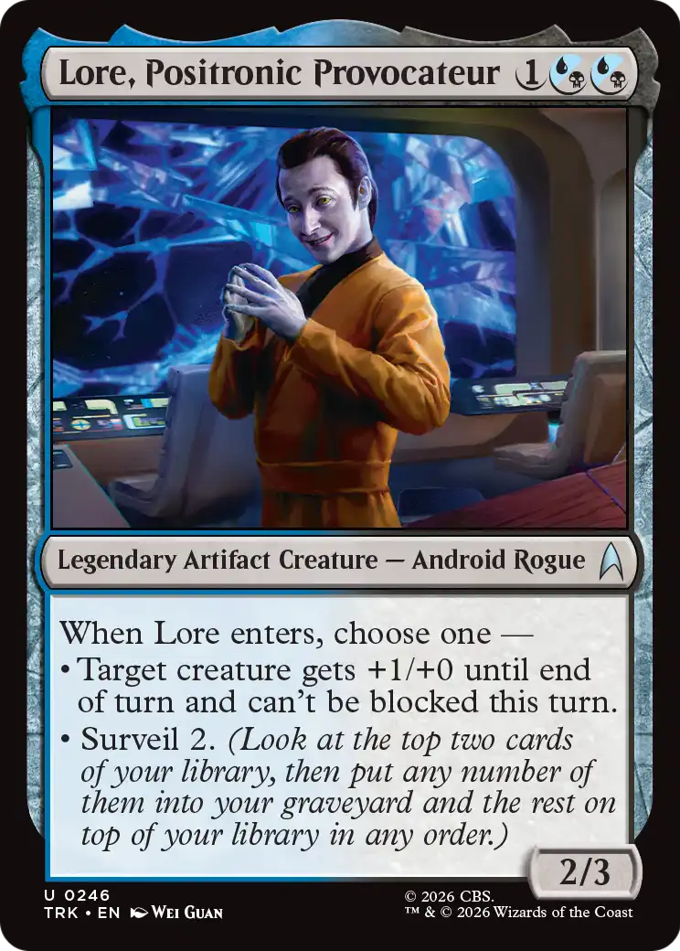 Lore, Positronic Provocateur [Star Trek] | Anubis Games and Hobby