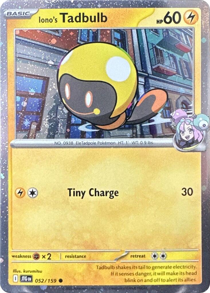Iono's Tadbulb (052/159) (Cosmos Holo) [Scarlet & Violet: Journey Together] | Anubis Games and Hobby