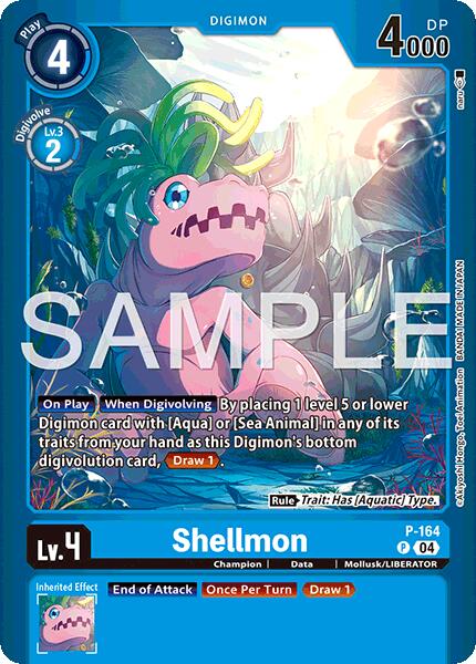 Shellmon [P-164] (Limited Card Pack -Billion Bullet-) [Limited Card Pack -Billion Bullet-] | Anubis Games and Hobby