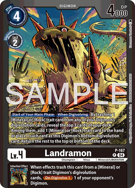Landramon [P-167] (Limited Card Pack -Billion Bullet-) [Limited Card Pack -Billion Bullet-] | Anubis Games and Hobby