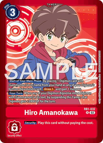 Hiro Amanokawa [RB1-032] (Limited Card Pack -Billion Bullet-) [Limited Card Pack -Billion Bullet-] | Anubis Games and Hobby